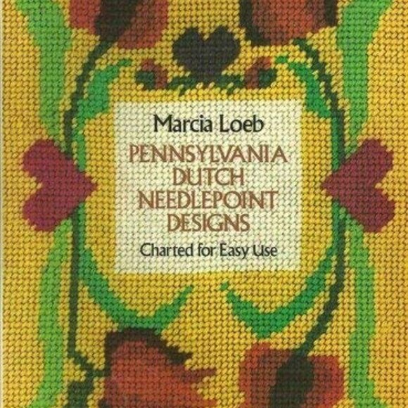 Marcia Loeb Pennsylvania Dutch Needlepoint Designs Charted For Easy Use Book - Picture 1 of 16